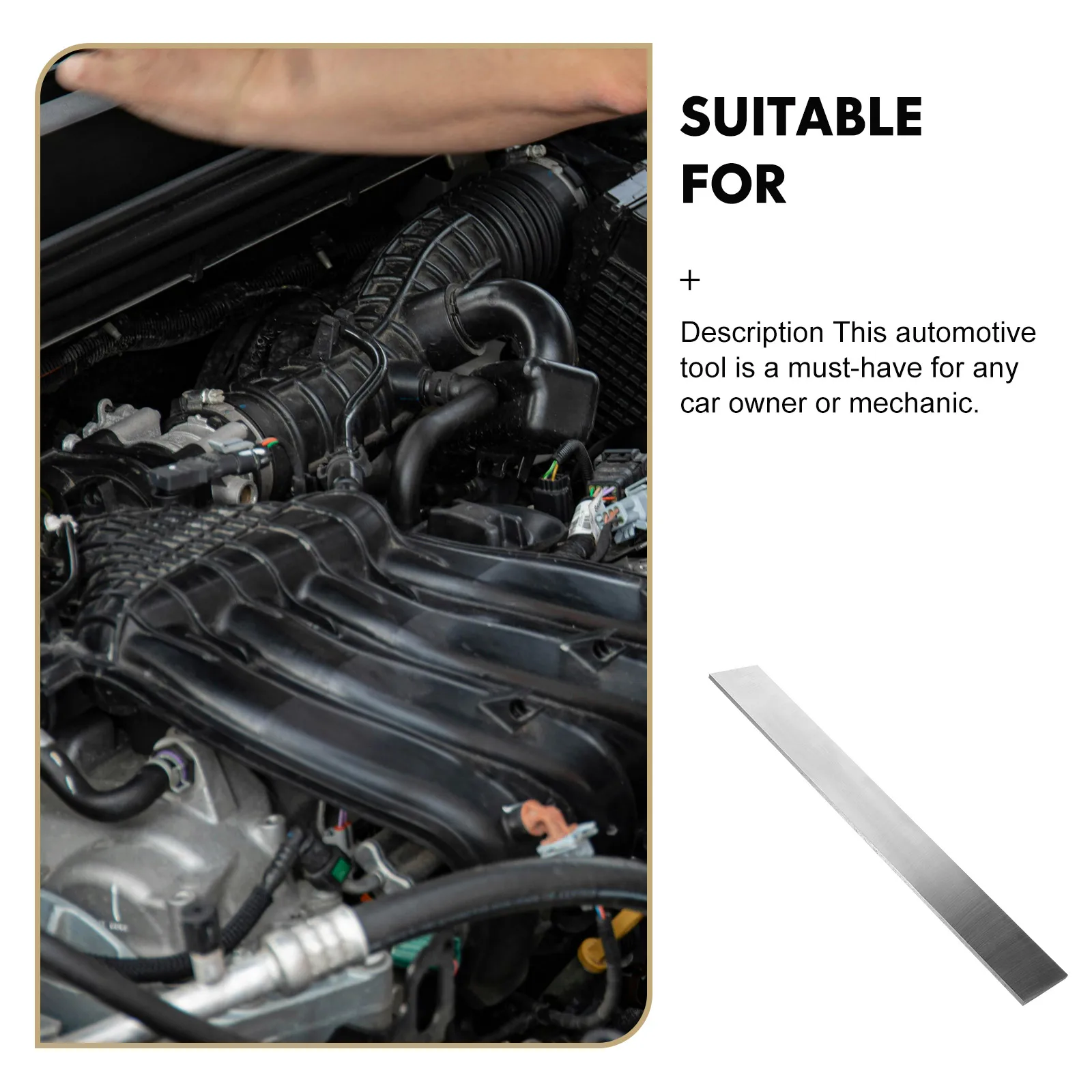 

Steel Billet Bar Flat Stock Durable High Accuracy Metal Strip for DIY Craft Mechanical Manufacturing Furniture