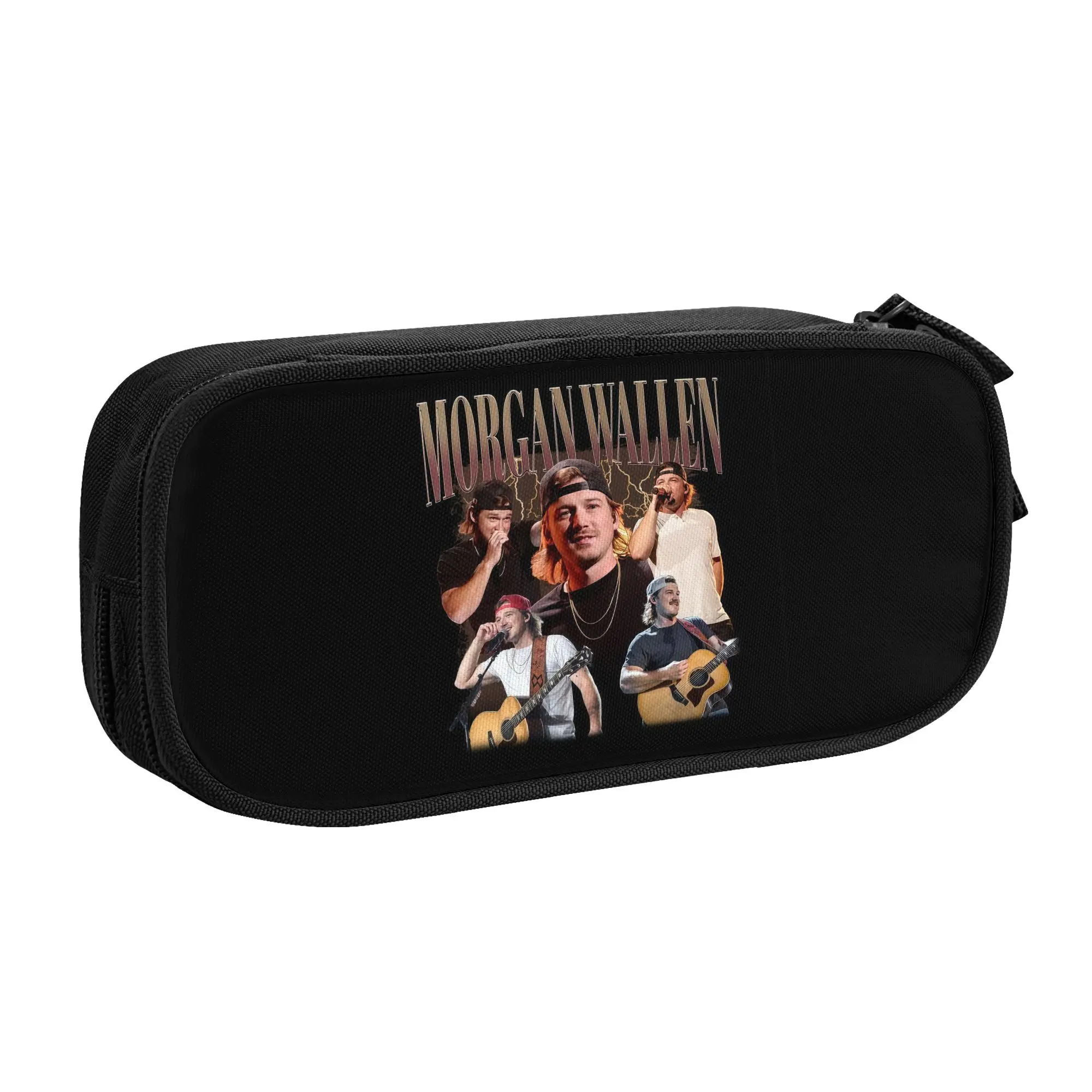 

Popular Singer Morgan Wallen Korean Pencil Case Boys Girls Large Capacity Pencil Box Students Stationery