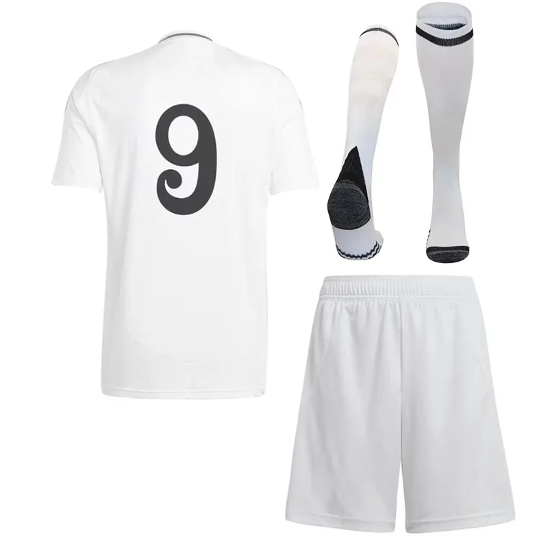 Camiseta del Real MADRlD de MadridES, camisa blanca, nueva temporada 24/25