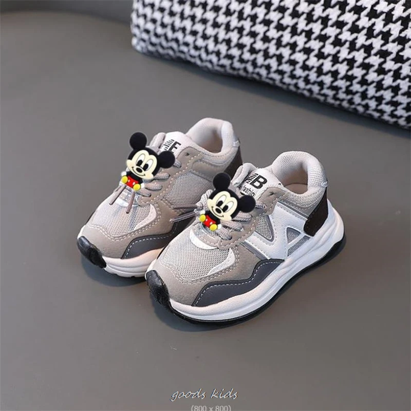 Hot Mickey Minnie Sneakers Baby Shoes Soft Sole Children\'s Shoe for Girl Walking Shoes Boys Board Shoes Girls Shoes Kid Shoes