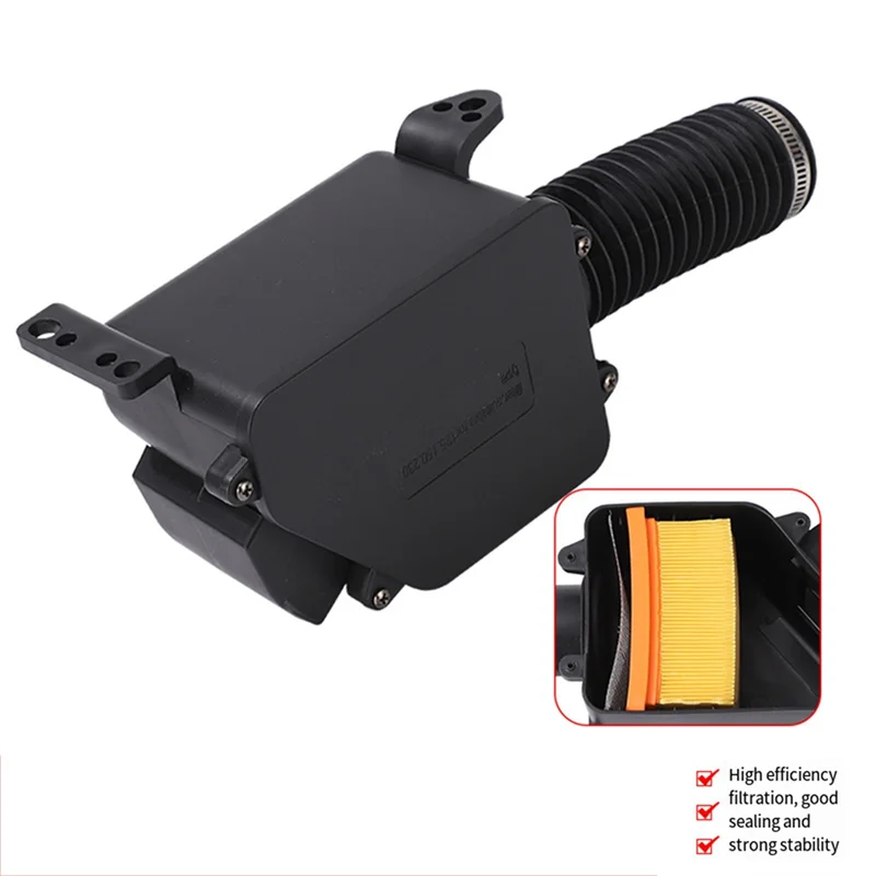 

New ATV Air Filter Box Intake Cleaner Bend Filter Compatible With GY6 150Cc Engine 4-Wheel ATV Go Kart Scooter Moped