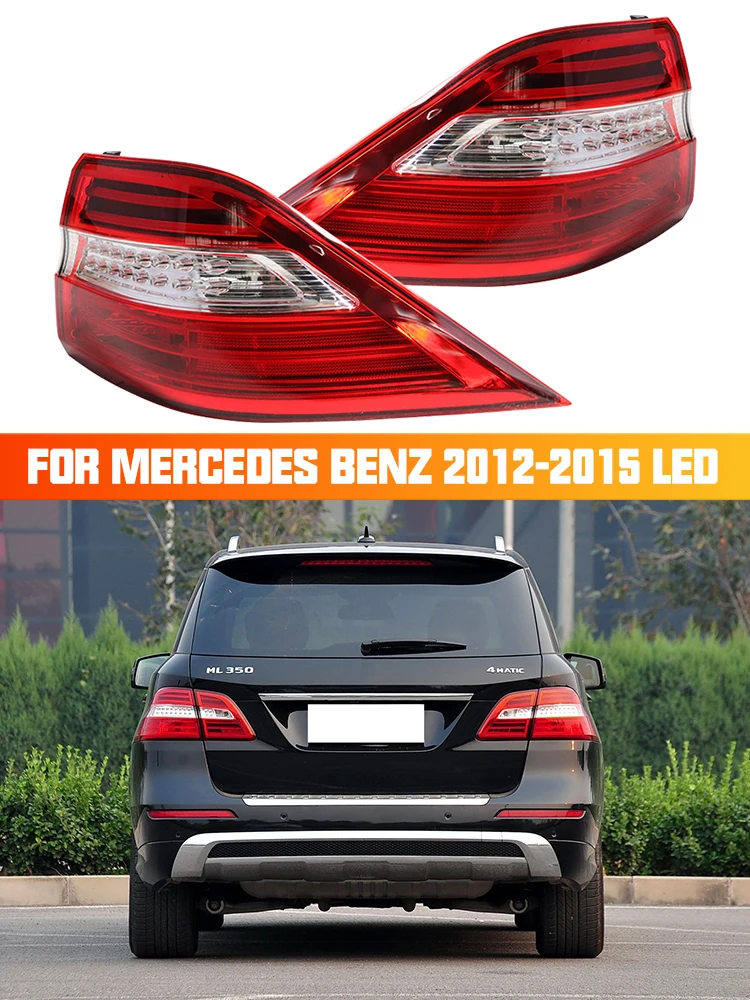 Voor Mercedes Benz ML350 ML550 W166 2012-2015 Buitenste Links/Rechts Led-achterlicht Europese versie Brake richtingaanwijzer Lamp - afbeelding 2