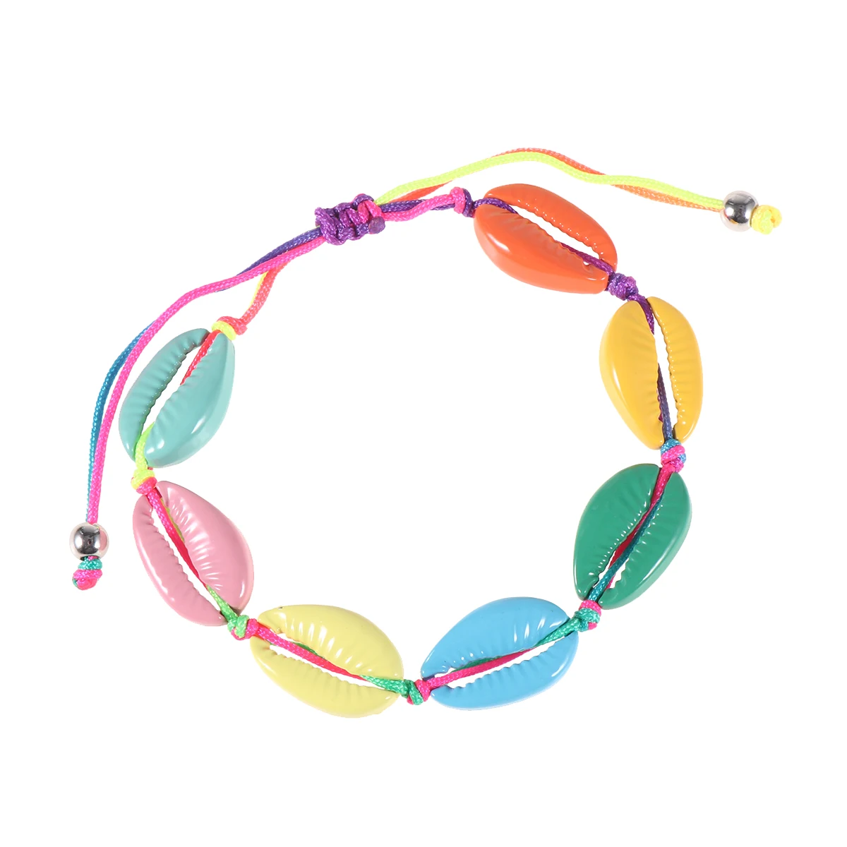 

2Pcs Shell Hand Jewelry Chain Jewelry Material Birthday Woven Bracelet Anniversary Shell Bracelet Gift