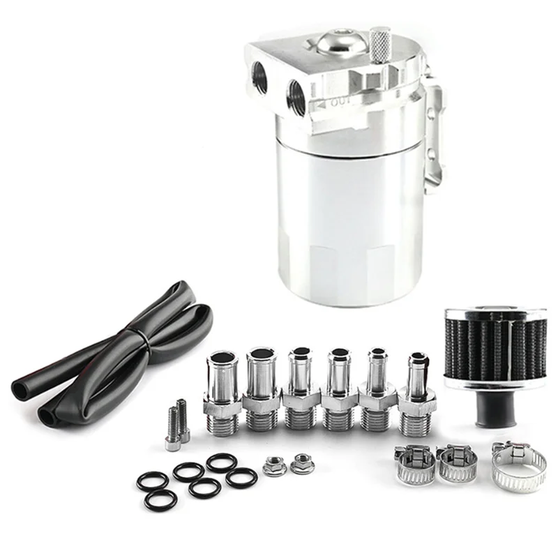 

Car Universal 300ML Oil Breathable Can Engine Air Separator With Vent Hole Engine Air Oil Separator