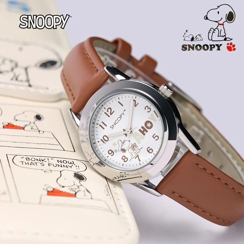 

Снупи аниме товары мультфильм милые кварцевые часы для мужчин и женщин креативные модные простые высококачественные аналоговые часы подарок