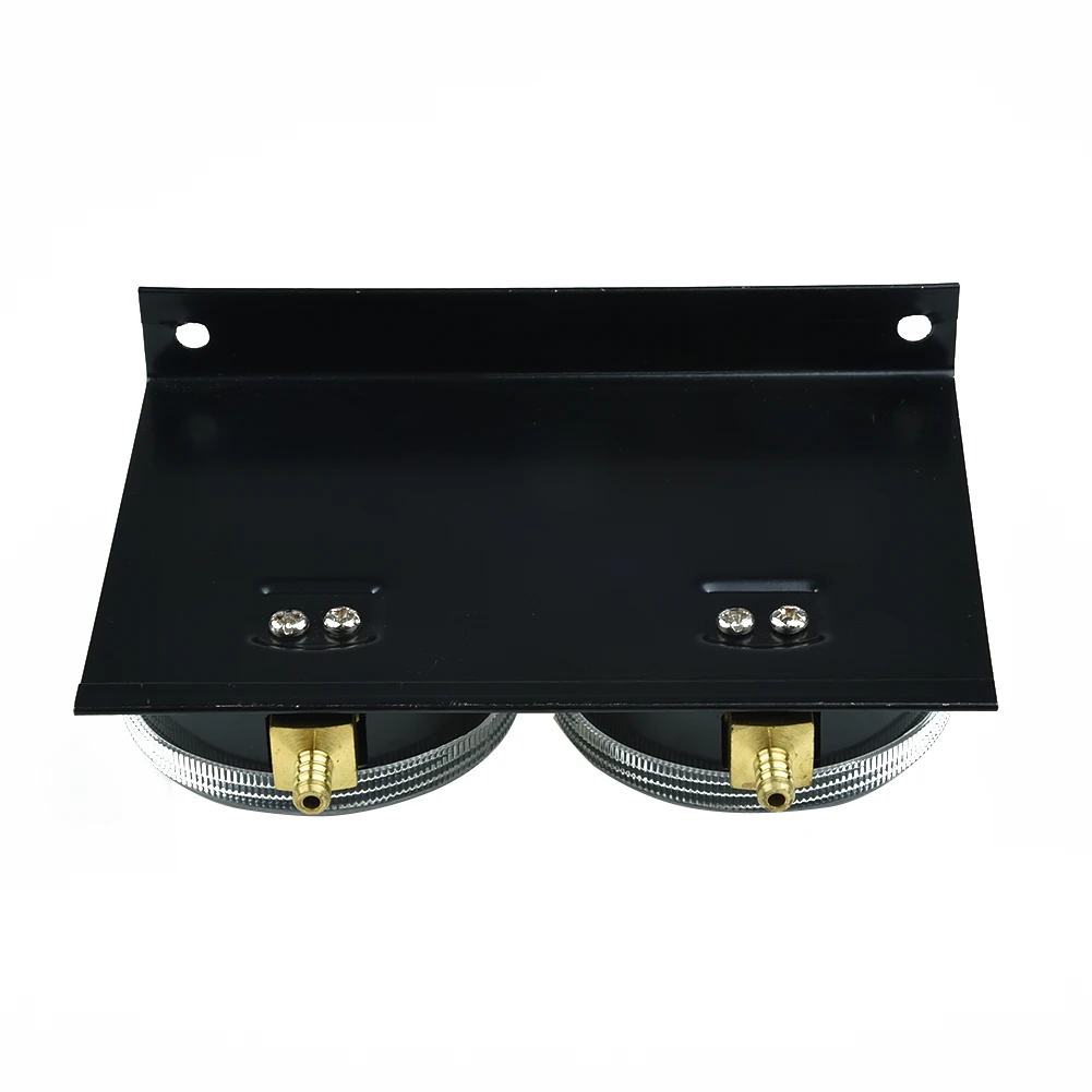 Vacuum Balancer Gauge System for 2-Cylinder Motorcycle Carburetors with Brass Extensions and Hose Compatibility
