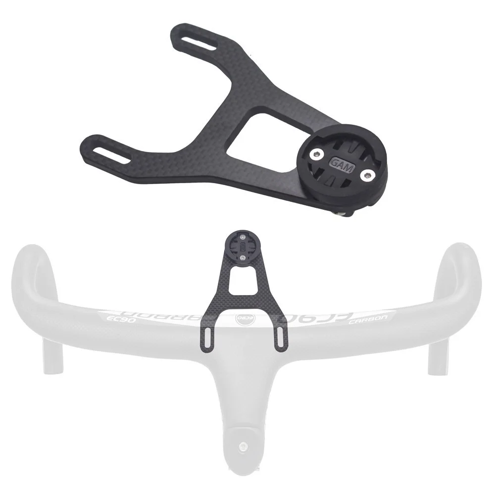 Bicycle Computer Holder Carbon Fiber Bike Code Holder Bracket for Garmin Mount Support 6D 5D Handlebar for GoPro