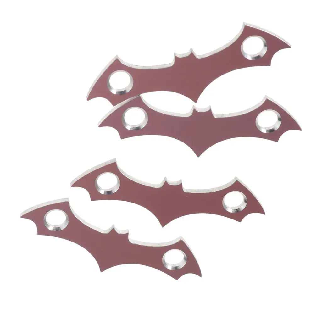 4 قطع من وسادات حشية سطح السفينة المصنوعة من الألومنيوم لملحقات لوح التزلج #1