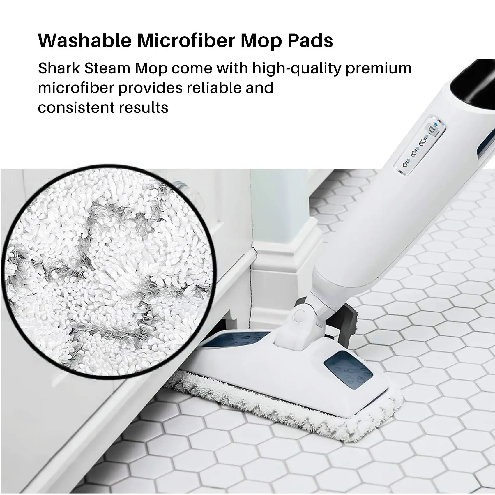 

B01C-2 Pack Steam Mop Replacement Pads For Shark Steam Mop S1000 S1000A S1000C S1000WM S1001C Vacuum Cleaners
