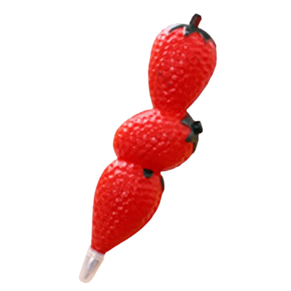 

1Pcs Strawberry Shape Ballpoint Pen Magnetic Smooth Writing Cartoon Gel Pens for Office School Gift Ballpoint Pens