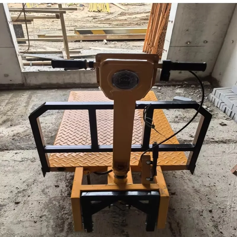 รถยกพาเลทไฟฟ้าขนาดกะทัดรัด รับน้ำหนักได้ 1000 กก. ขึ้นเนินได้ เหมาะสำหรับงานก่อสร้าง ร้านขายของชำ ผลิตตามแบบ OEM พกพาสะดวก ทำจากเหล็ก/โลหะ
