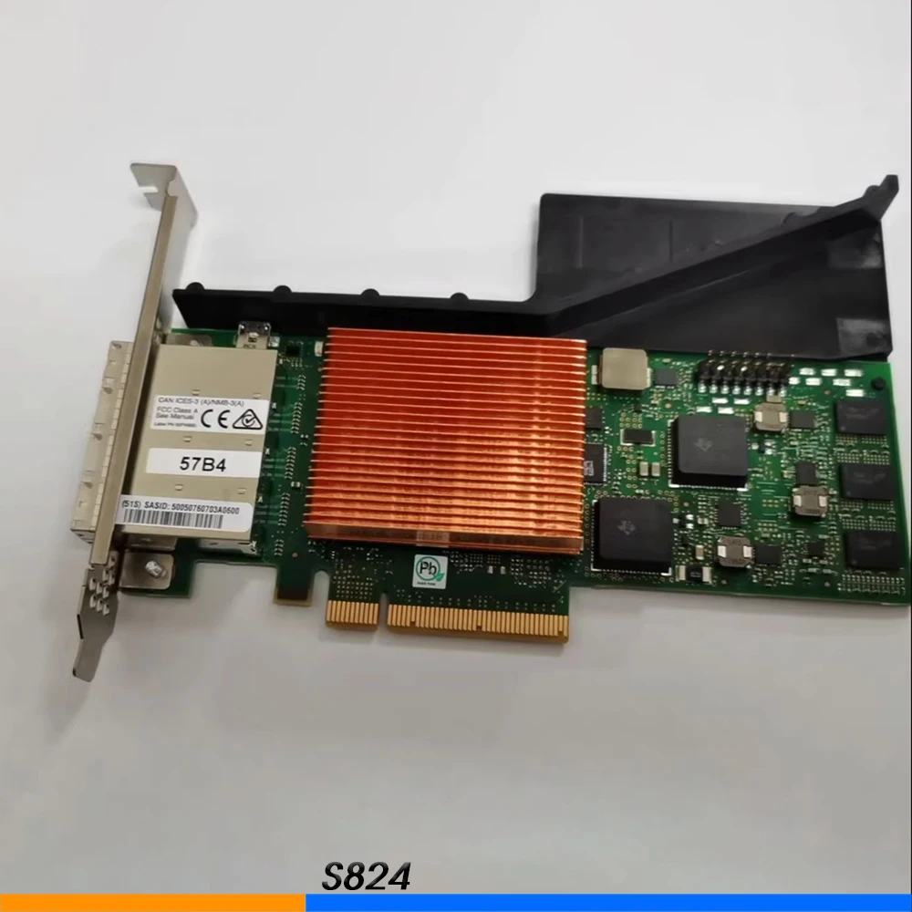 

1PCS For IBM 00DH546 00DH545 EJ0J 57B4 PCIe3 RAID SAS Adapter 4-port Expansion Card