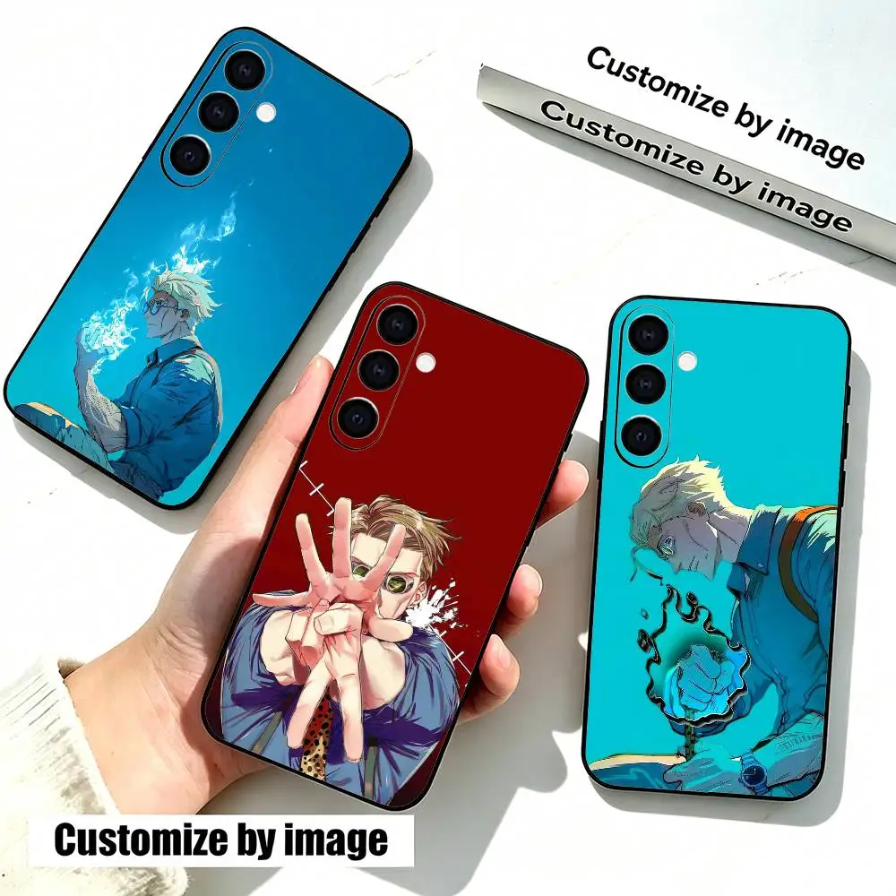 Anime Nanami K-Kento J-Jujutsu   Phone Case Black Silicone Soft For Samsung Galaxy A73,A72,A71,A70,A53,A52,A51