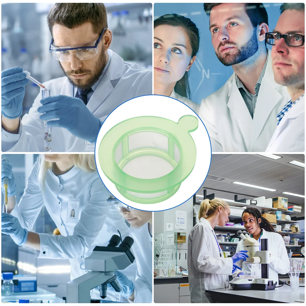 

2Pcs Cell Strainer Durable Laboratory Mesh Filter Small Polypropylene Nylon Quick Ventilation Experiment Tool Cell Strainer