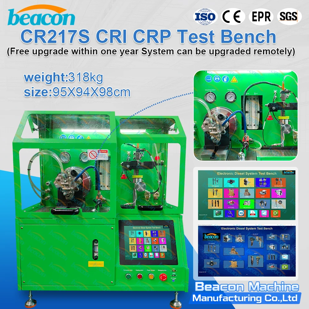 CR217S CR217 Diesel Pump Test Bench Common Rail Injector Repair Service Calibration Machine