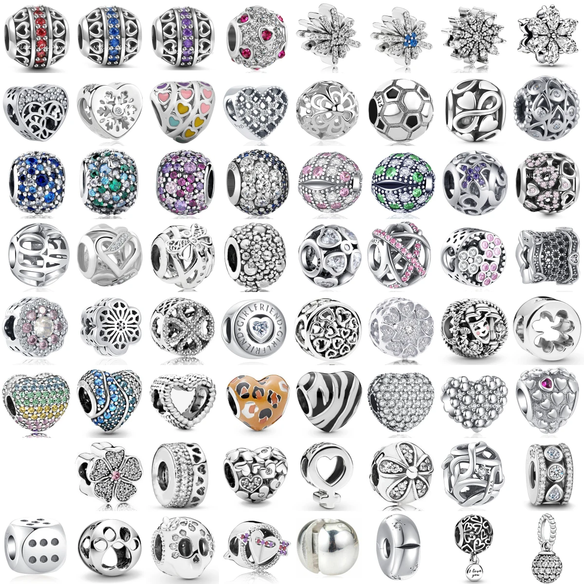 New 925 Silver Cute Mask Snowflake Dragonfly Pendants Charms Beads Fit Original Bracelet DIY Jewelry For Women