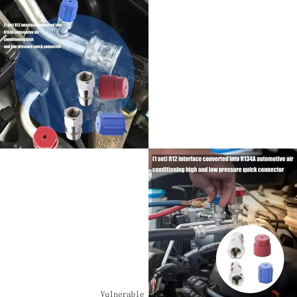 

D0UC R134A адаптер HVAC Fast Fitting Coupler для конверсии Car Coldriguration