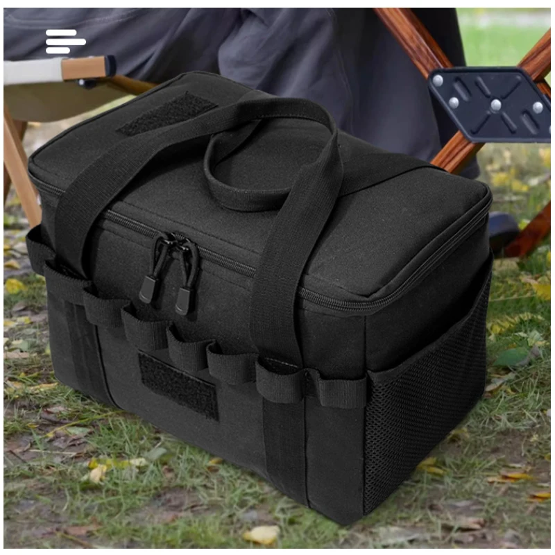 

Outdoor Large Capacity Camping Picnic Bag Multi-functional Anti-collision Gas Stove Tool Storage Bag