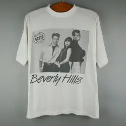 Vintage 1990 Beverly Hills 90210 TV Show Series T-Shirt long sleeves