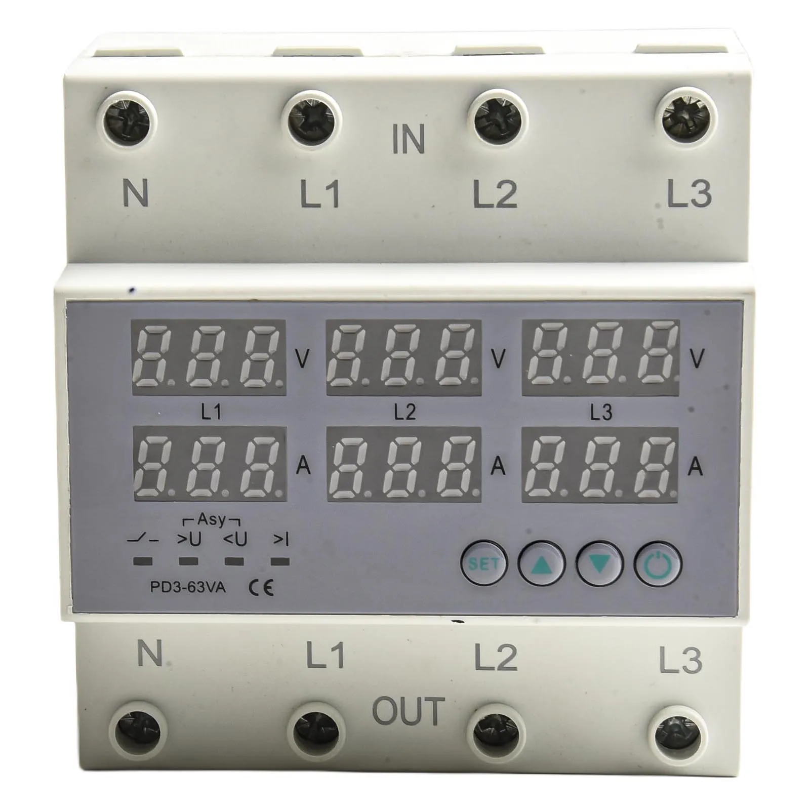 

Compact Structure Product Model Current Limiter Adjustabl Phase Digital Automatic Power Off Multiple Protections Over Voltage