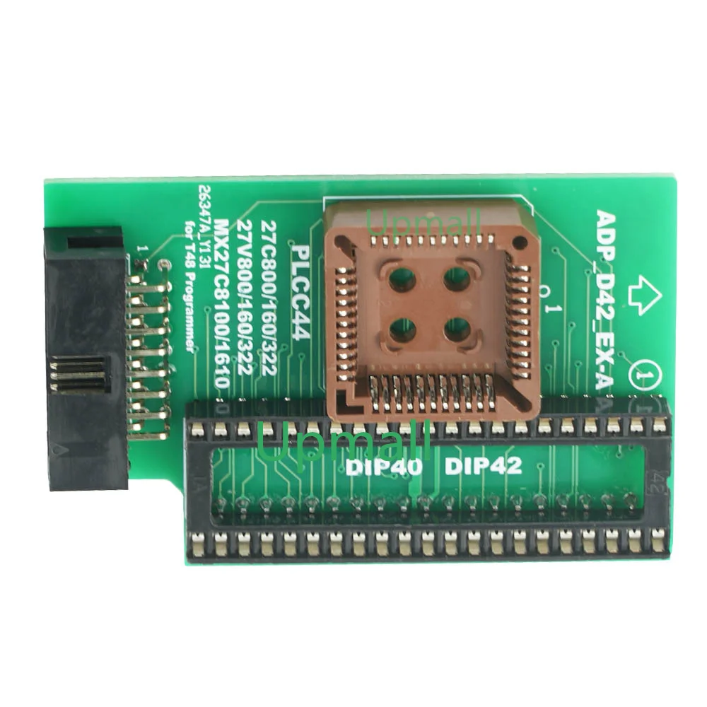 XGecu ADP_D42_EX-A adapter / Socket for PLCC44 DIP42 27Cxxx 27Vxxx EEPROM only use on (TL866-3G) programmer