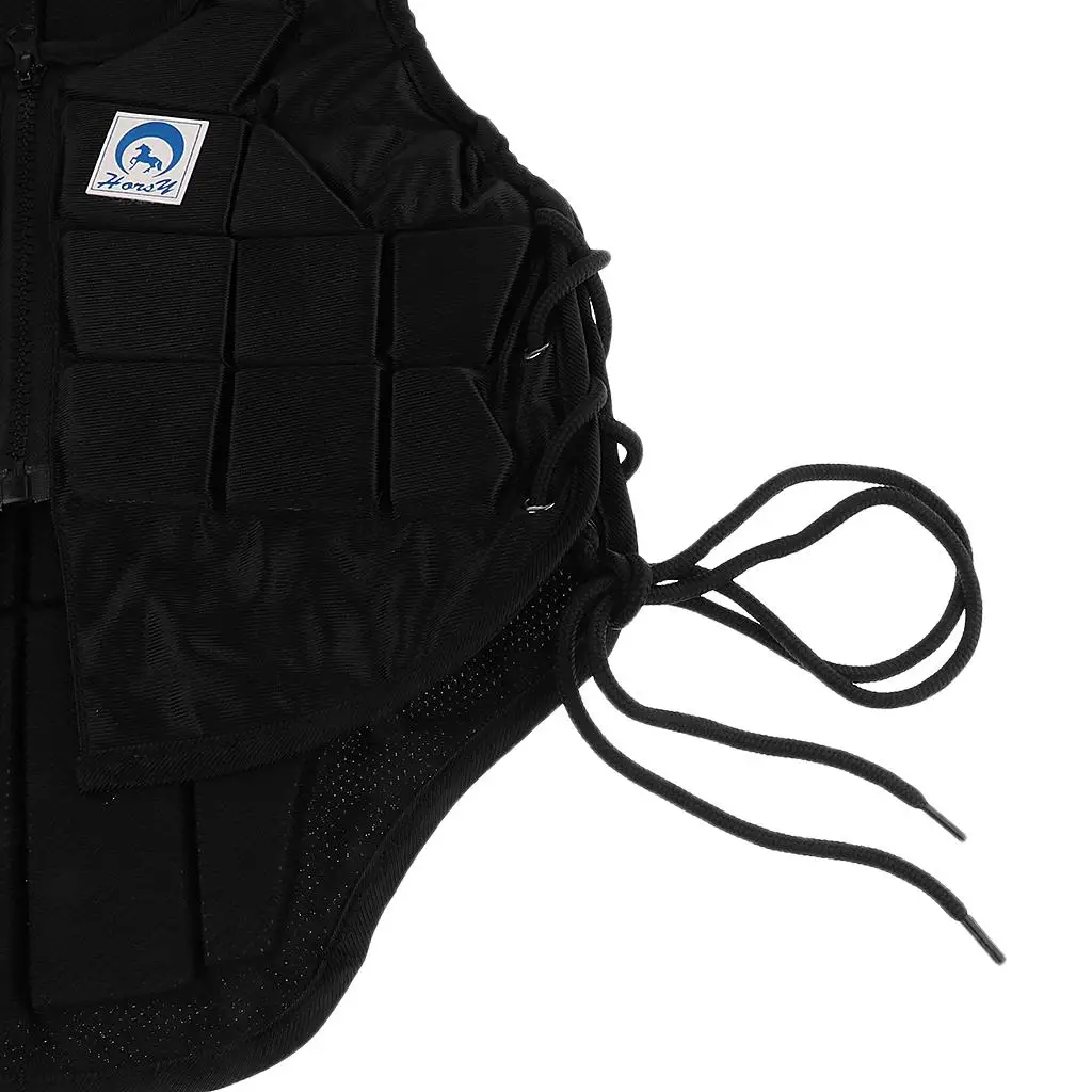Lightweight Equestrian Adjustable Chest Guard Protective Vest for Adults and Children Riding
