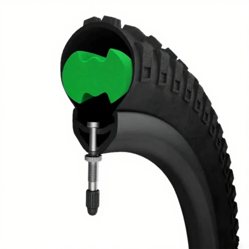 Imagen 2 del producto Almohadilla de inserciones para neumáticos sin cámara de bicicleta 700c 27,5 29 MTB, revestimiento de aire para neumáticos de bicicleta de carretera, tubo interior antipinchazos