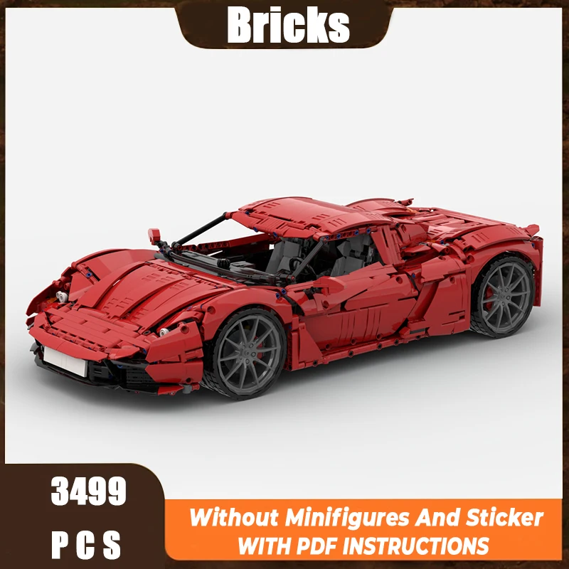 

Exquisite new product MOC building block car model B1 super overtaking technology modular children's toy gift DIY assembly set