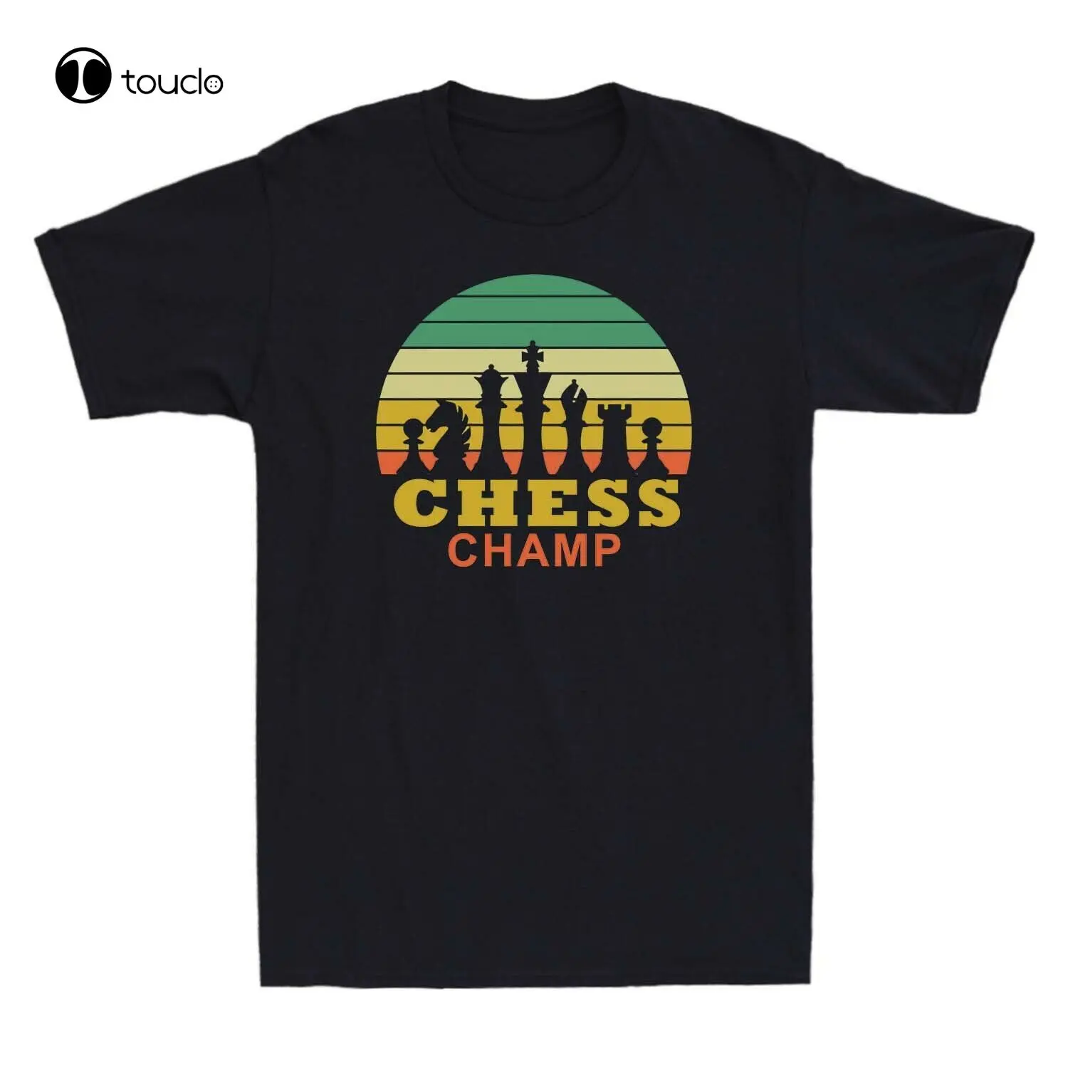 New Chess Champ Vintage Retro Style Design For Chess Players Men'S T-Shirt Tee Tee Shirt Cotton T Shirt Unisex Women Shirts