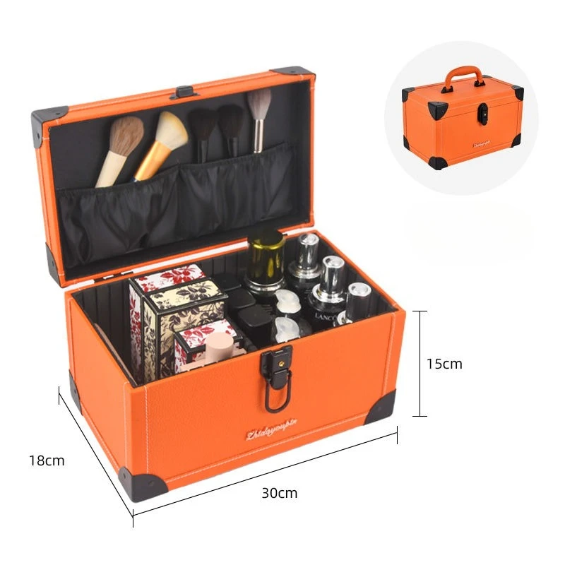 2025 العلامة التجارية الجديدة صندوق ماكياج الفنان المهنية الجمال مستحضرات التجميل حالات يشكلون حقيبة الوشم مسمار متعدد الطبقات صندوق الأدوات التخزين المنظم #2