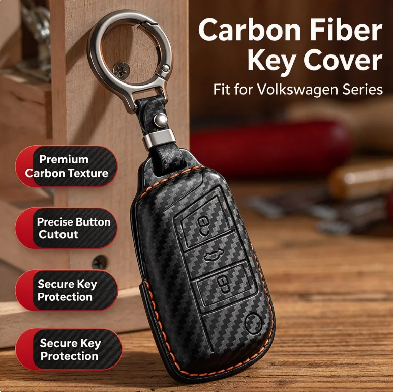 For Volkswagen Tiguan L Lavida Bora Magotan Sagitar Lingdu Tuyue CC Passat TanYue Key Shell Cover Buckle