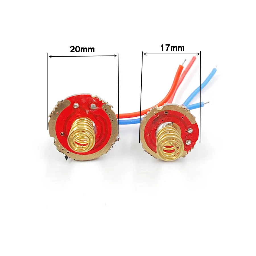 JYL7811 Flashlight Driving Plate 17mm / 20mm Circuit Board 3-15V Constant Current Driver PCB Accessory L2 / XHP50 2.5A