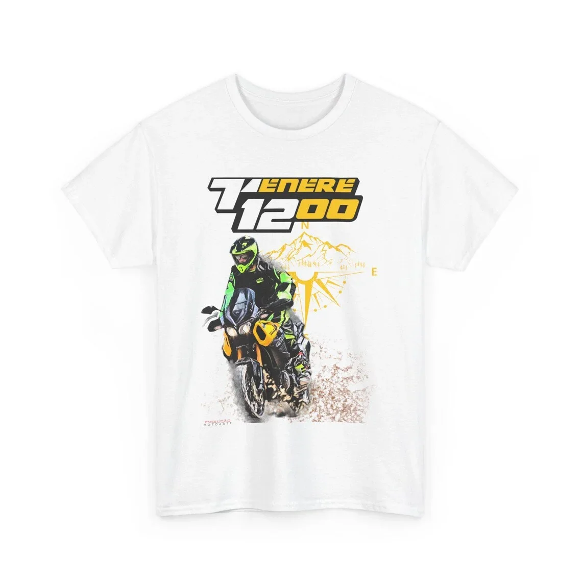 Super Tenere 1200 T Shirt The Engineered Explorer Motorcycle Tee For ADV Rider Fans Shaft Drive Gift Apparel Moto XT1200Z