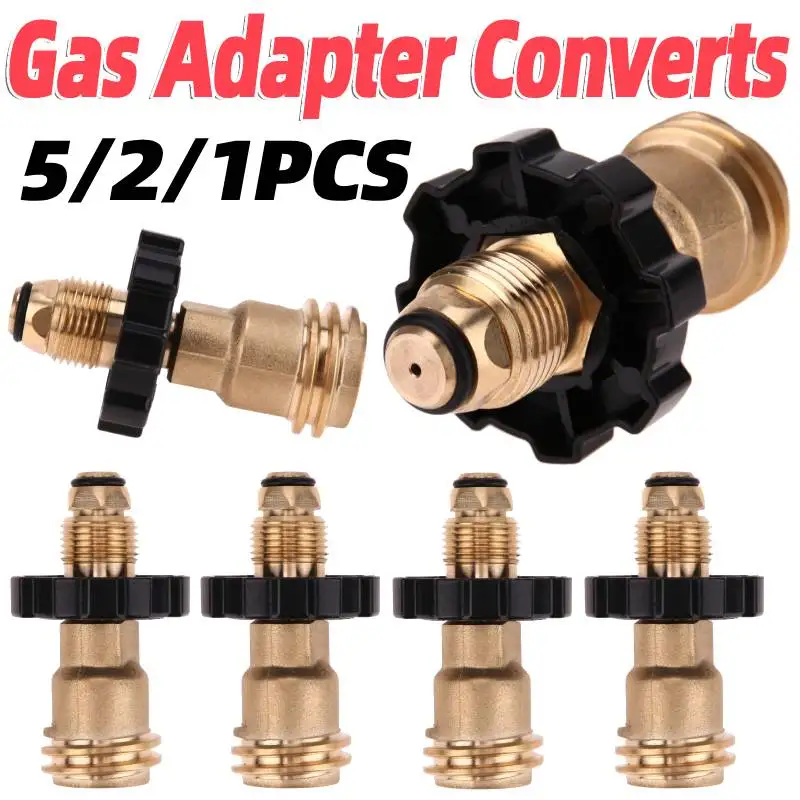 

Регулятор давления из твердой латуни, безопасный клапан давления пропана, устойчивый к коррозии адаптер для подключения газовой баллоны, газовый адаптер, преобразование