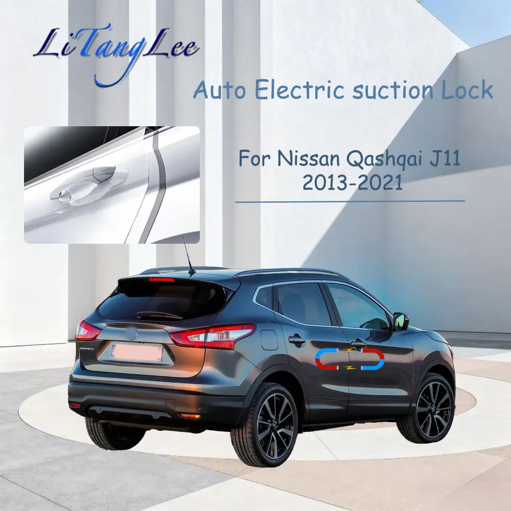 

For Nissan Qashqai J11 2013-2021 ​​Car Soft-Close Door Latch (with Pass Lock Actuator) - Electric Suction Silent Closer