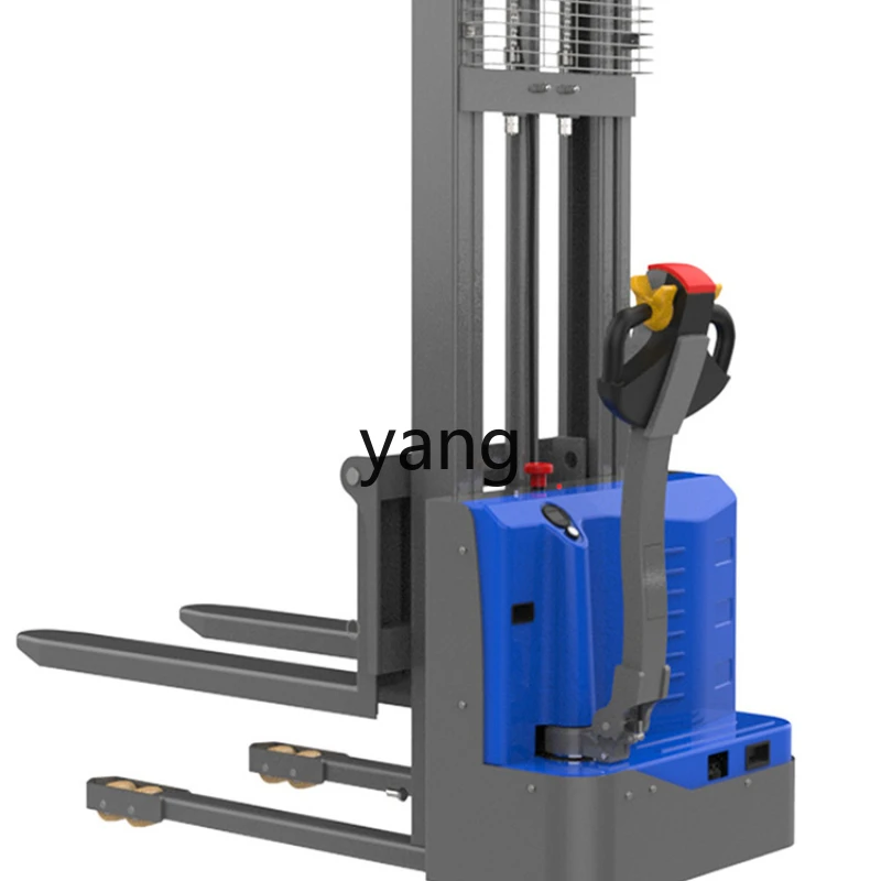 

Yjq Walking All-Electric Forklift Warehouse Handling Semi-Electric Hydraulic Lift Stacker