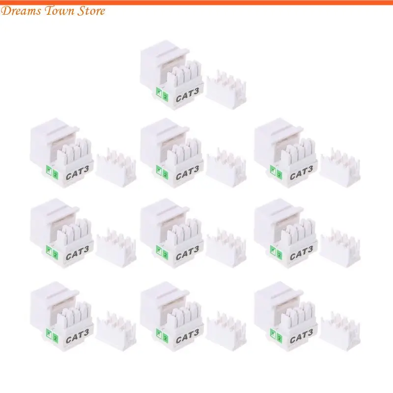 HX6A RJ11 Conector Adaptador 4 hilos Telecom Cat3 Información Socket