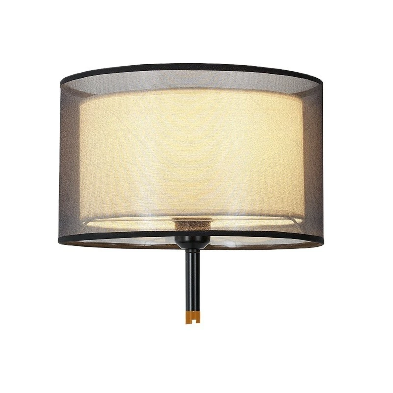 

New high-value living room floor lamp simple modern fabric study bedroom full spectrum eye protection decorative atmosphere
