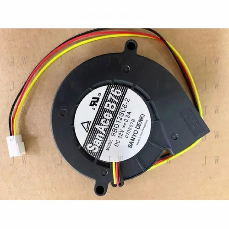 

DDZ для Sanyo San Ace B76 Вентилятор 9BD12SC6-2 охлаждающий вентилятор постоянного тока 12 В 0,3 А 3 провода