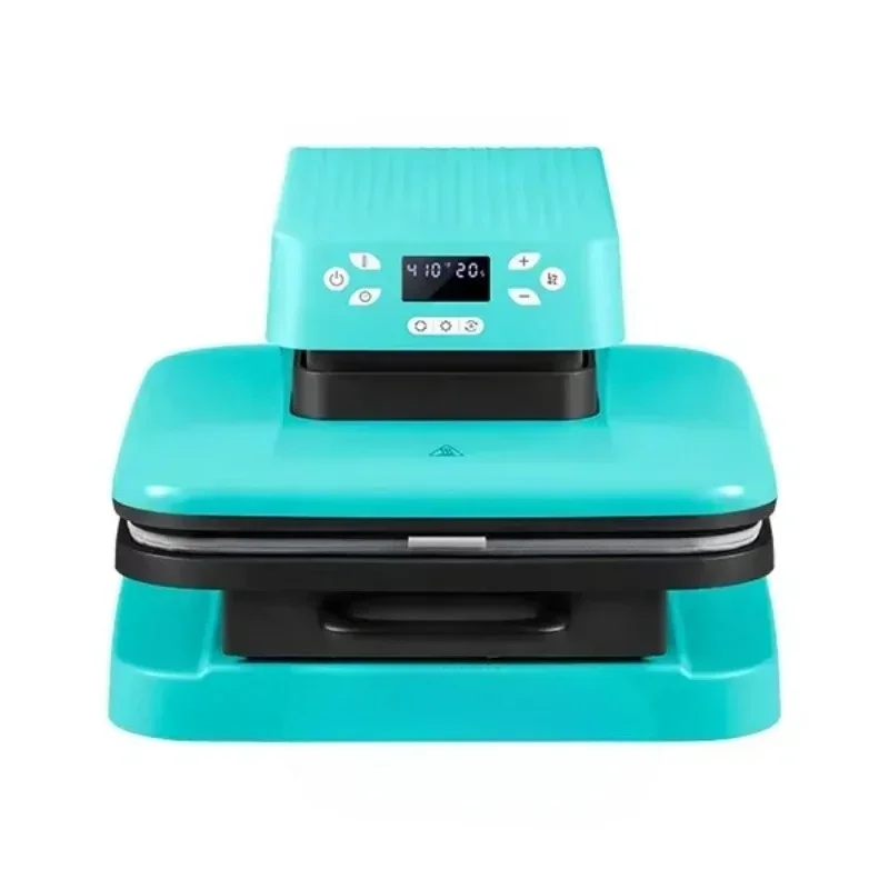 38x38 Cm Automatic Heat Press Machine Adjustable Pressure For T-Shirts Sublimation Vinyl Fabric Transfer Printing Factory Outlet