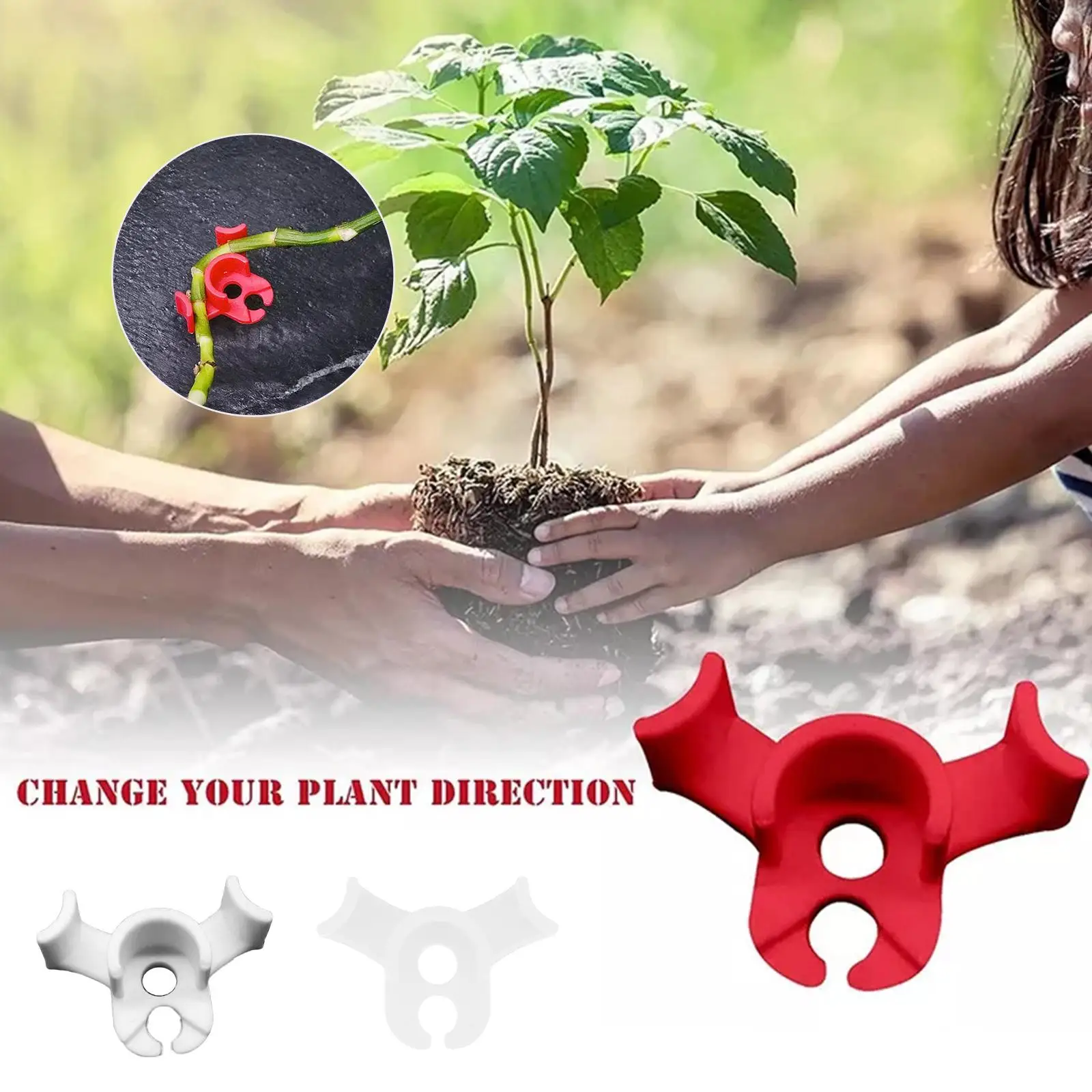 Plant Shaping Low Pressure Training Flower Growth Clamp Bend Buckle Plant Angle of Clamp Plant giardinaggio regolabile Z2X7