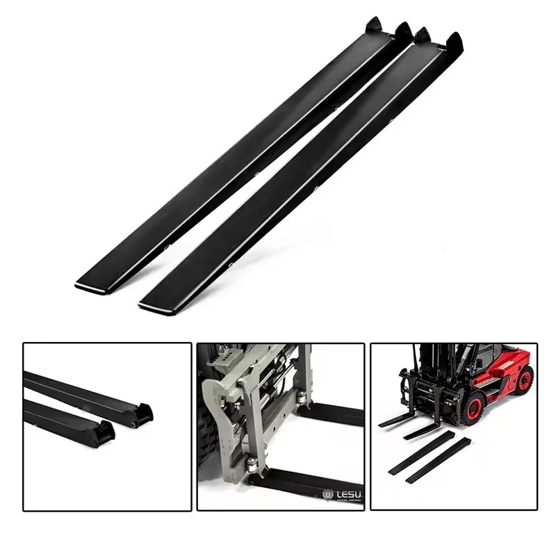 LESU Modell für 1/14 RC-Modellspielzeug Hydraulischer Gabelstapler Upgrade-Teile Edelstahl-Verlängerungsgabelstapler DIY-Zubehör Spielzeug – Detail 3