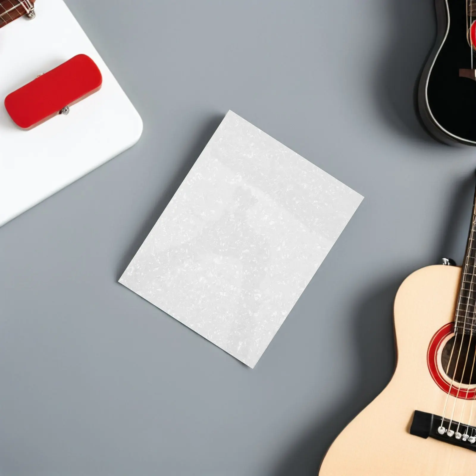 Acoustic Guitar Pickguard Self Adhesive 0 7mm Ultra Thin Scratch Plate 20x25cm Protective Sheet