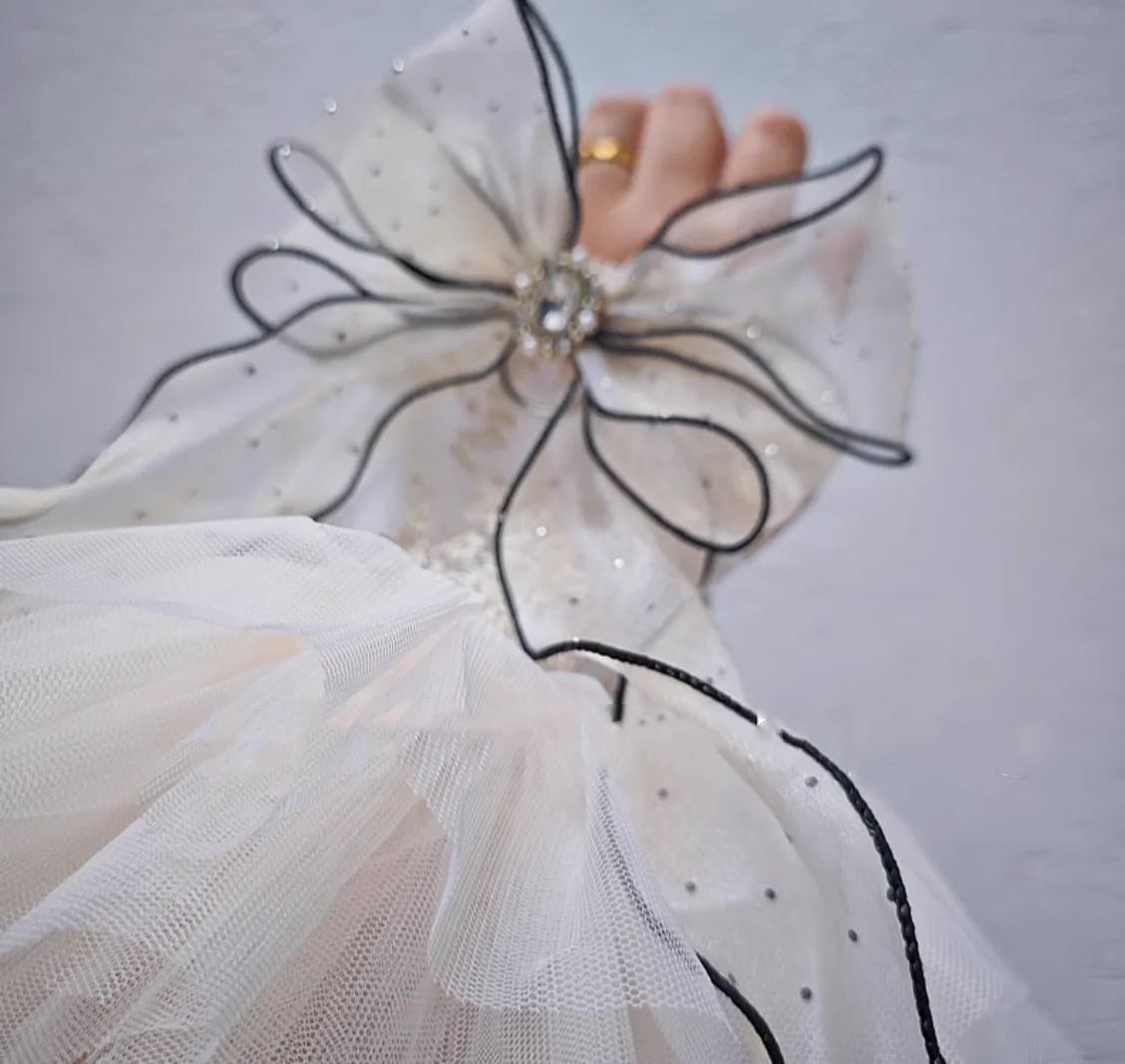 

Luxurious Golden Embroidery Pet Wedding Dress Yorkshire Terrier Maltese Puppies Popular Korea Dog And Cat Dress