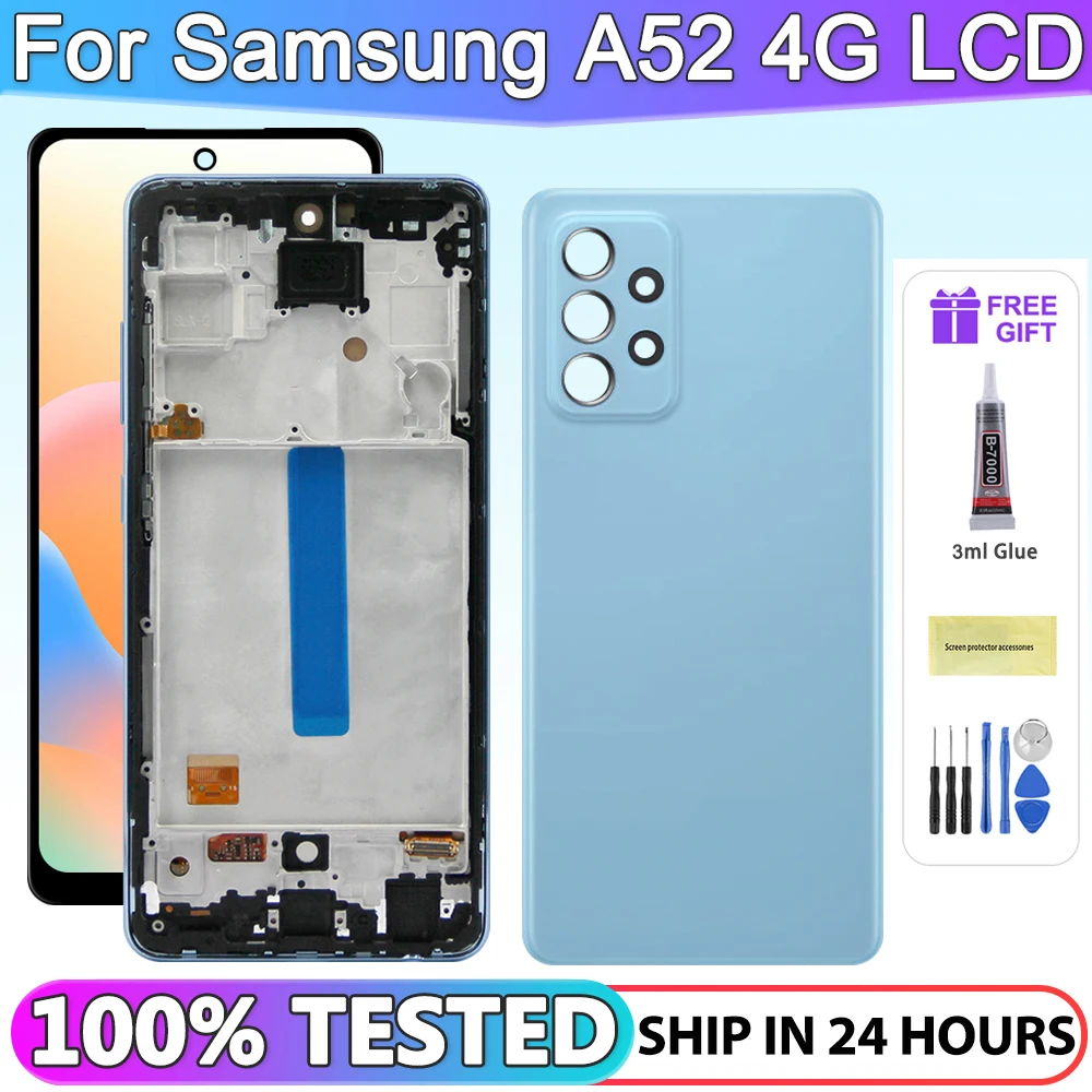 

A52 4G 6.5''For Samsung For A525F A525F/DS A525M A525M/DS LCD Display Touch Screen Digitizer Assembly Replacement