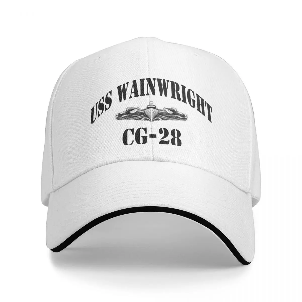 USS WAINWRIGHT (CG-28) SHIP'S STORE Baseball Cap Luxury Man Hat Hip Hop Fluffy Hat Hats For Men Women's