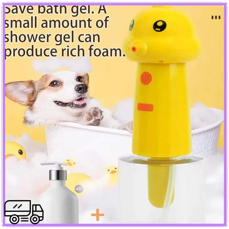 

High Quality Shampoo Foamer For Dogs Bathing Automatic Rechargeable Foamer Portable Foamer Efficient Dog Bath Supplies For Pet