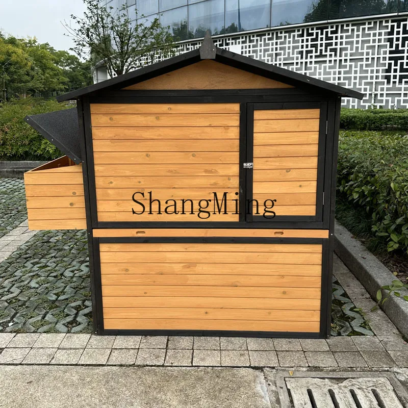 

FG Household Outdoor Large Chicken Cage Outdoor Cat Cage Rainproof and Sunscreen