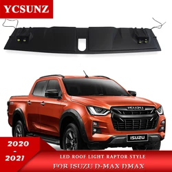 Black Led Roof Light Raptor Style For Isuzu Dmax D-max 2020 2021 2022 2023 Double Cabin Car Accessories YCSUNZ
