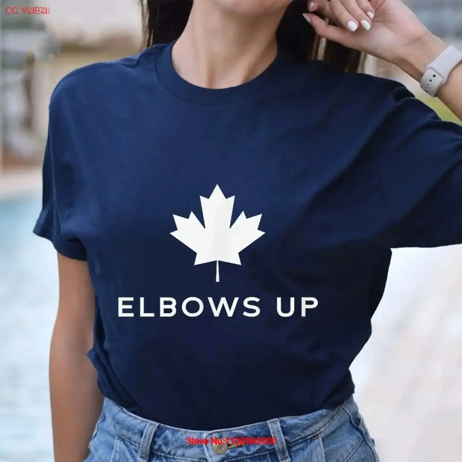 Retro The Never 51 Elbows Up Canada For T Shirt vintage Washed Comfortable Top Everyday Wear Stylish homme Casual Versatile